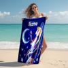 Personalized customized proof beach towel with Sailor Moon pattern - soft, absorbent,quick-drying,perfect swimming,camping&bathing