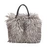 New Autumn Fluffy Faux Fur Shoulder Bag for Women Elegant Soft Plush Large Crossbody Bag High Quality Shopping Handbags