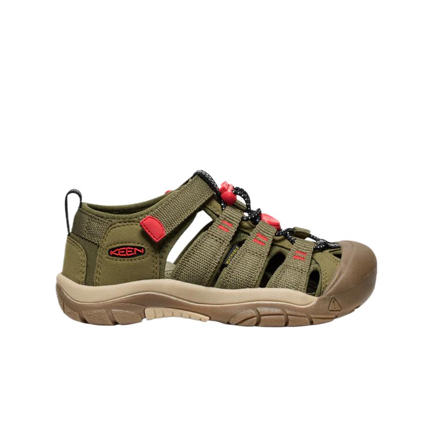 Keen Сандалии для детей Newport H2 из износостойкого материала, низкие, зеленые, для подростков 1030795