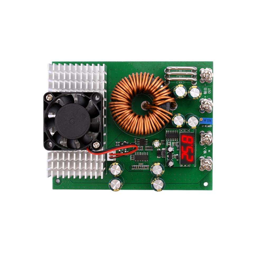 1000W High Power DC DC Adjustable Step-down Buck Voltage Converter Module 25V-90V To 2.5V-50V Digital Voltmeter with Led Display
