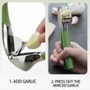 Stainless Steel Garlic Press Handheld Garlic Smasher Squeezer Crusher Mincer Manual Press Grinding