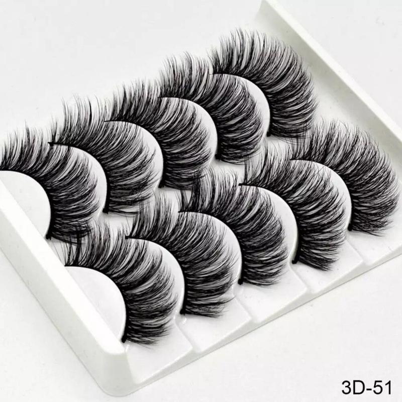 Пушистые ресницы, 8/5 пар, наращивание ресниц, De Cils, макияж, красота, накладные ресницы, оптовая продажа, натуральные тонкие ресницы-лифтинг