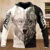 2025 New Hoodie 3D Print Harajuku Print Pullover Men's Hooded Sweatshirt Kangaroo Pocket Vintage Male Clothing Fall Long Sleeve