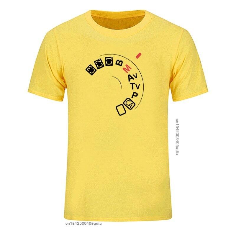 Summer Fashion Camera Button Shoot Manual Tshirts Men Short Sleeve Photography T Shirts Men Camisetas T Shirt Tee Top Clothes