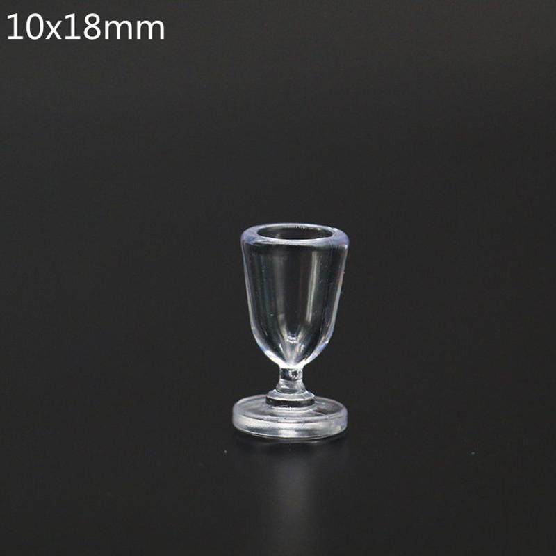 10 шт. мини-чашка для красного вина, имитация мебели, бокал для вина, кубок, декор для кукольного домика