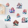 Cute Mermaids Stickers Waterproof Sticker Self-adhesive Bathroom Home Decoration