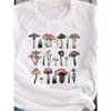Футболка Dream The Mushroom, милая женская футболка Harajuku Vintage 80-х 90-х годов, хлопковая футболка с коротким рукавом, кавайная графика, забавная уличная одежда