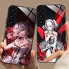 Чехол для телефона Wuthering Waves Camellya для Samsung Galaxy S26 S25 S24 S23 S22 S21 S20 Note20 Plus FE Ultra Стеклянный Цветной Чехол