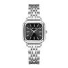 Stainless Steel Watch Women's Ins Style Simple Student Quartz Watch Casual Fashion Versatile Luxury Small Square Wristwatch