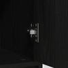 Sideboard with Drawer Black Oak Effect 80 x 34 x 76 cm