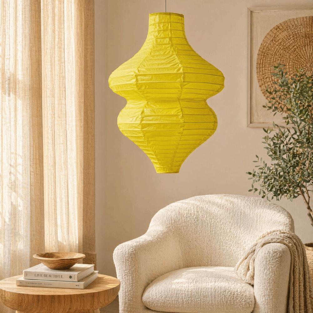 Japanese Style Foldable Lantern Handmade Hanging Lampion Creative Flower Bottle Lantern Mid-autumn