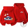 Oversized Octonauts Graphic Zip Hoodie For Boys Girls 3-14 Years Soft Kawaii Anime Fall Winter Jacket
