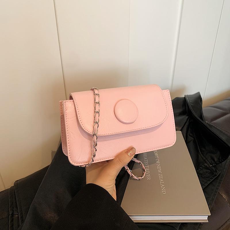 Fashionable Crossbody Small Square Bag Women's Bag New Summer Style Simple Shoulder Bag Popular Small Bag Women's Bag
