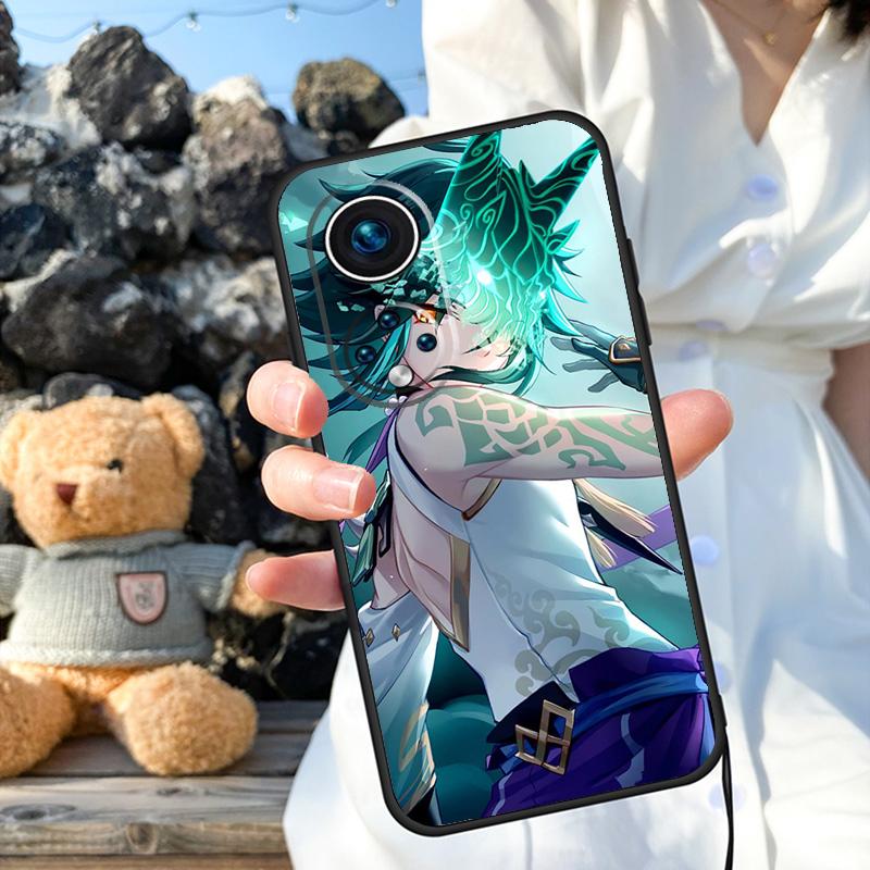 Чехол для телефона Genshin Impact Сяо Для Honor 90 Lite 50 70 Magic 5 6 Pro X6 X7 X8 X9 X6a X7a X8a X9a X9b X8b Чехол