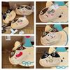 Cute Facial Expression Plush Pencil Case Large Capacity Funny Makeup Bag  Pencil Box