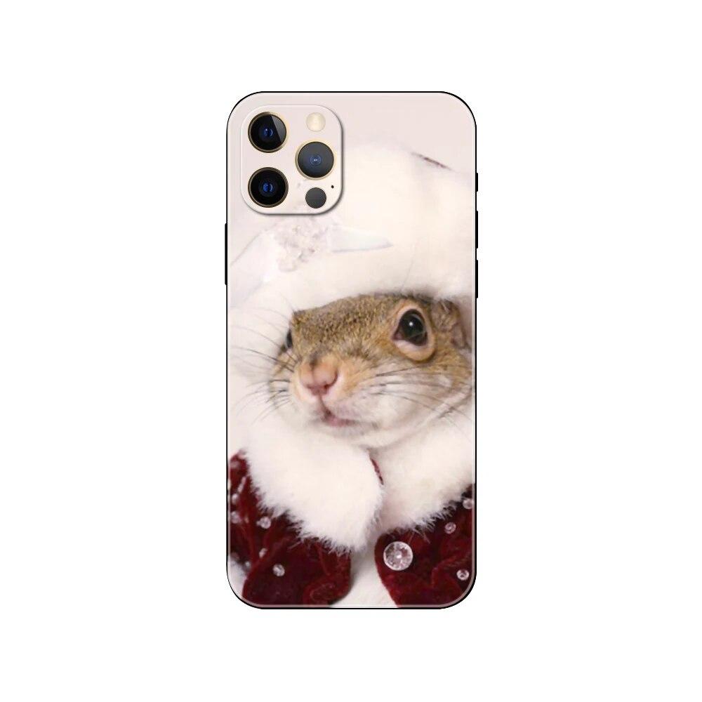 Чехол для телефона с белкой для iPhone Samsung Galaxy Redmi Xiaomi Oppo OnePlus Note SA 7 8 9 10 11 12 13 14 20 21 22 23 53 54 Pro Max Plus Ultra TPU Soft