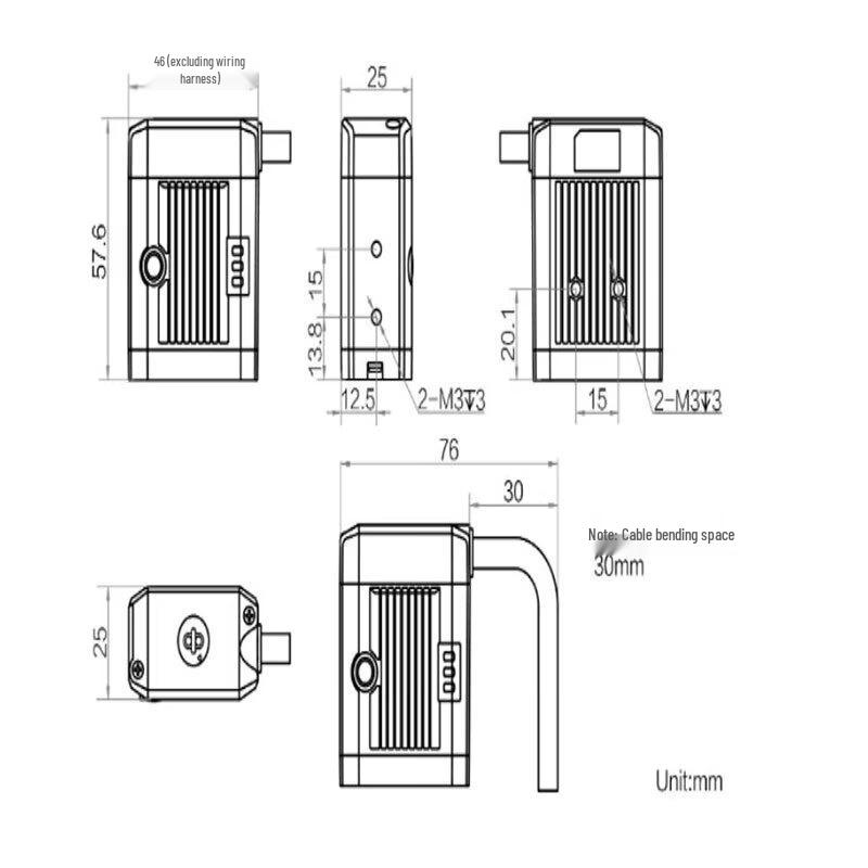 Hikrobot Compact 1.6MP Smart Code Reader with 25mm M12-Mount Lens
