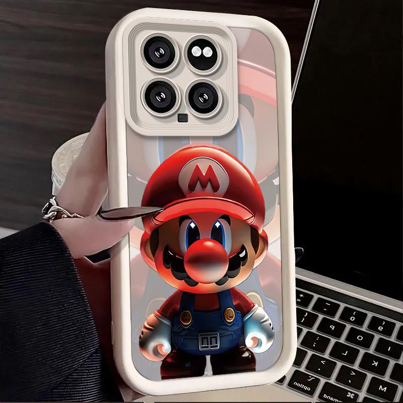 Чехол Super M-Marios Bros для Xiaomi Mi 14 13 13T 12 12T 11 11T Pro Lite 12X 12S POCO F6 F5 X5 X3 NFC Мягкий силиконовый чехол Funda