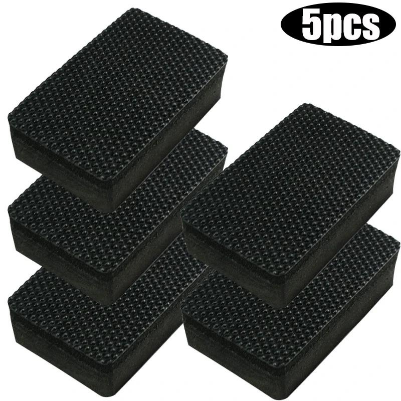5Pcs Car Cleaning Eraser Clay Bar Pad Sponge Block Waxing Polishing Pad Car Cleaning Tools Auto Detail Cleaning Accessorie