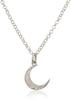 FREE STYLE Moon Motif Men's Silver Necklace FSP938-M00950