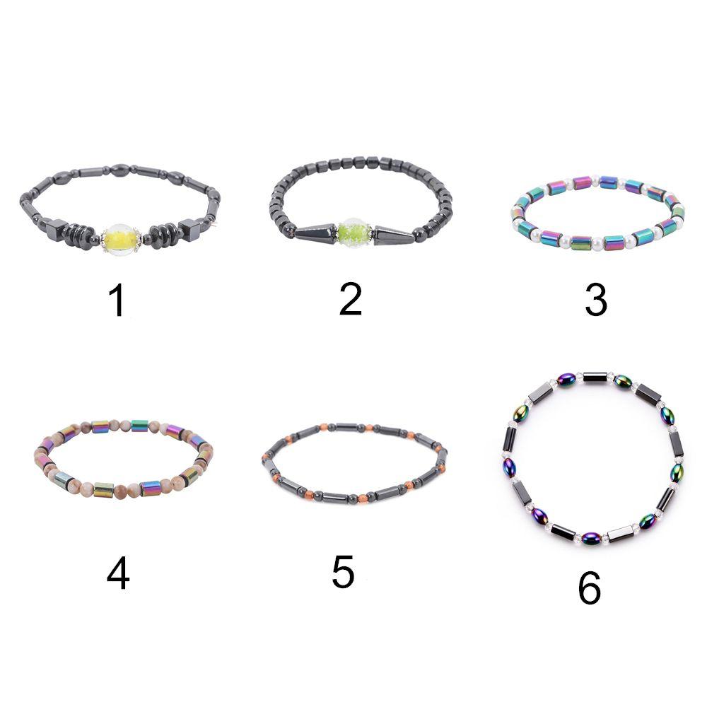 Ювелирные изделия, лечебные бусины для похудения, магнитный браслет, браслет для похудения, гематитовый ножной браслет