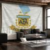 Custom Name Argentina Football AssociationPrinted Tapestry – Wall Hanging for Bedrooms, Dorms, and Home Decor