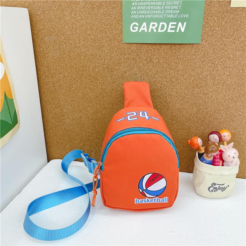 Trendy Cartoon Kids Backpack Stylish Canvas Crossbody Bag For Boys And Girls