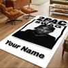 2pac Customize Your Name Floor Mat Design for Foyer Entryway Playrooms Kitchen Anti-slip Rug Anime Office Decor Spiritual Gift