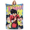 P-тян Рёга Потерянная Свинья Ranma 1⁄2 Пледы Флисовые Приключения Комедия Легкие Тонкие Пледы для Путешествий на Открытом Воздухе Постельный Коврик