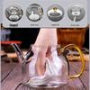 TLAKEHO High Borosilicate Glass Teapot