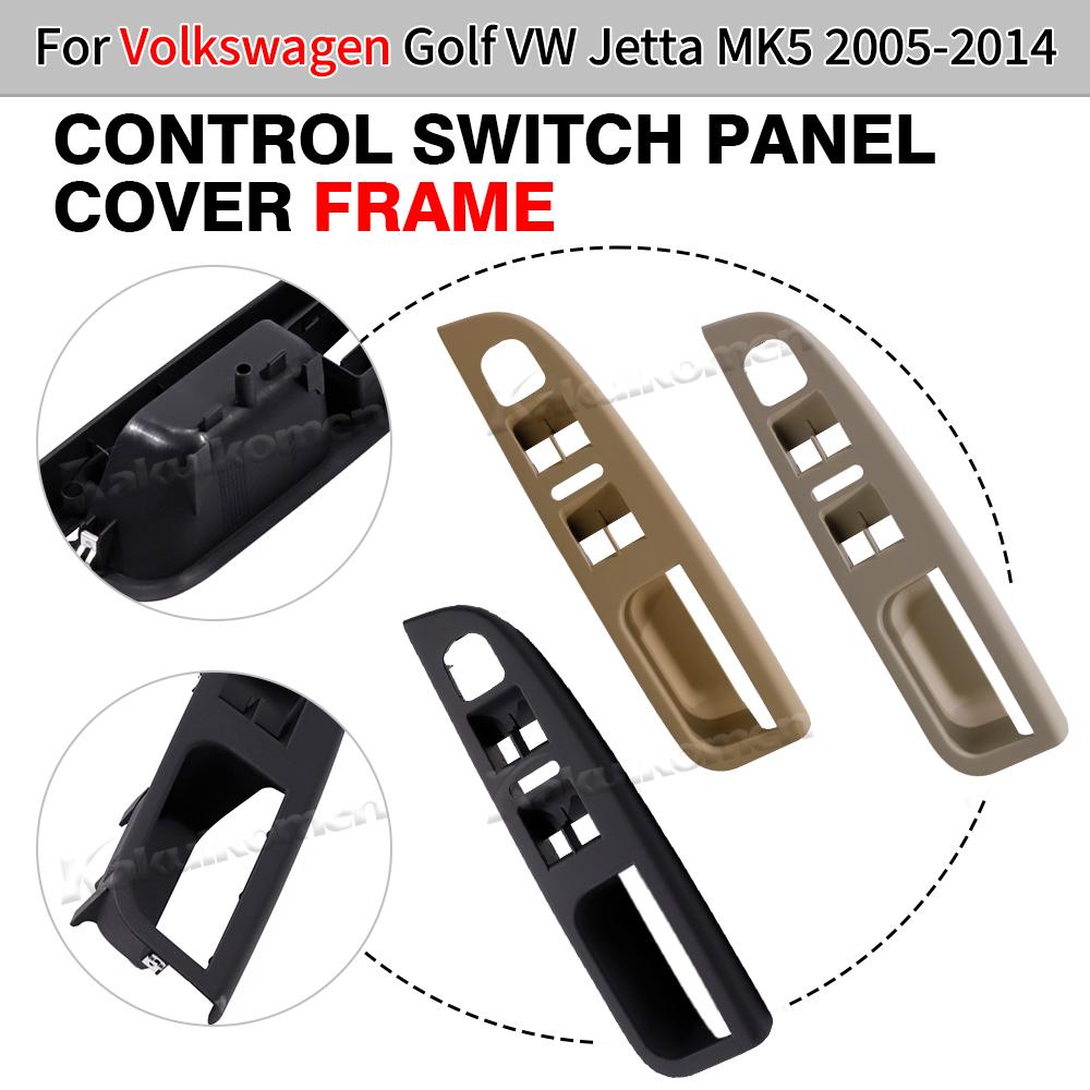 1K4868049C Car Window Switch Panel Cover Trim For Volkswagen VW Jetta MK5 Golf 5 2005-2010 Car Accessories
