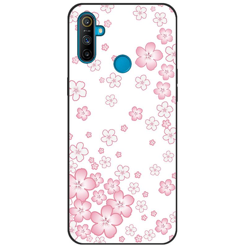Чехол-бампер для Realme C3, мягкий силикон TPU, задняя крышка с рисунком, для OPPO Realme C3 RMX2020 C 3 RealmeC3, мультяшный чехол для телефона Funda