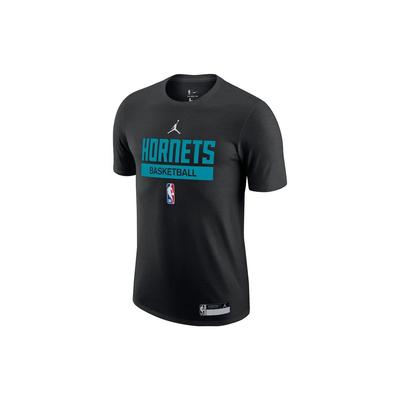 Быстросохнущая футболка Charlotte Hornets для тренировок с круглым вырезом, топы унисекс, DR6455-010
