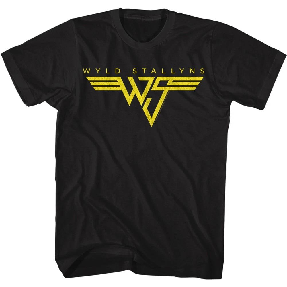 Мужская футболка Bill & Ted's Movie Wyld Stallyns WS с желтым логотипом