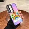 Мультяшный чехол для телефона с узором Sprunki для Samsung Galaxy S25 S24 S23 S22 S21 S20 Note20 Ultra Plus Fe цветной серебристый