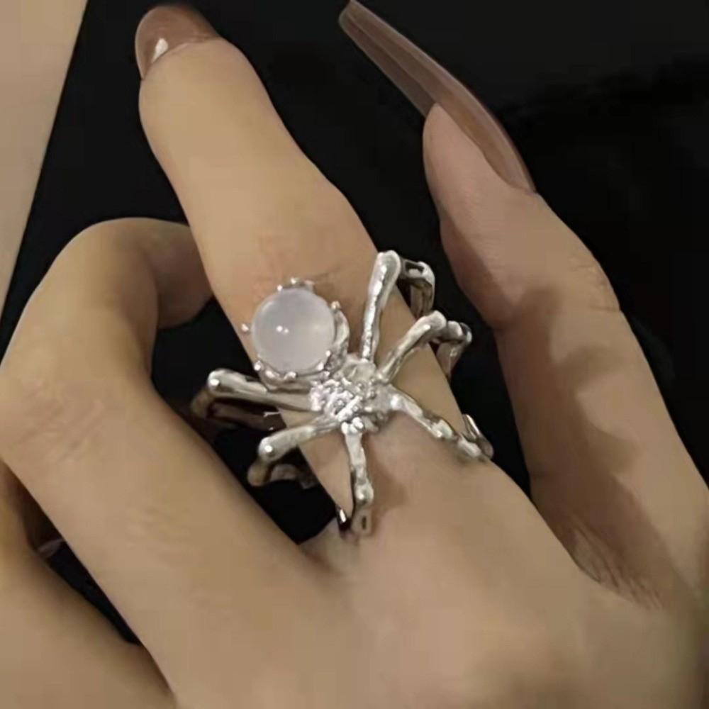 Punk Open Ring Black Color Finger Ring Fashion Spider Ring Fashion Accessories
