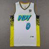 Mens NBA Indiana Pacers Basketball Jersey Siakam 43 Haliburton Custom Stitched Fan Wear Practice Game