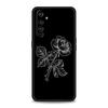 Черный чехол-бампер с цветами для Realme 8 9 Pro Plus 8i 9i 6 7 GT2 C21 C25 C3 C11 11 Pro 5G Plus, противоударный силиконовый чехол, сумки