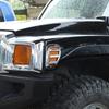 Для Hummer H3 2005-2009 ABS Глянцевый серебристый Защитная крышка бокового указателя поворота автомобиля Декоративная крышка Наклейка Внешние аксессуары