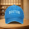 Vintage Boston Baseball Cap Unisex Adjustable Duckbill Hat Multiple Colors