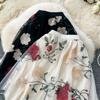 Summer Women Elegant Mesh Embroidery Flower Long Midi Tulle Skirt
