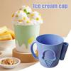 Ice Cream Pint Holder with Spoon Slot Insulated Ice Cream Pint Sleeves Reusable Multipurpose 16oz Container Cooler for Cream Soda Beer Cans