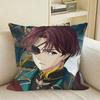 HHayato Suo WWINDBREAKER Square Sofa Pillow Cover Solid Color Living Room Home Decor Cushion Case