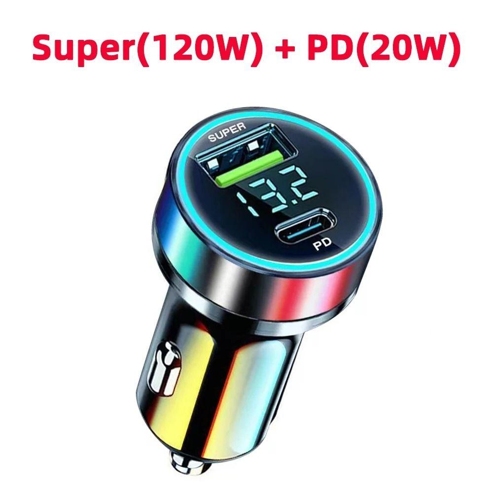 Fast Charging Car Phone Charger PD 20W Type C Adapter in Car For Mobile Phone Car Charger