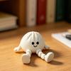 3D-печатная игрушка-антистресс в виде паровой булочки, забавная фигурка булочки с подвижными суставами, настольная игрушка для снятия стресса для дома, офиса