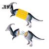 Kids Corn Holder Dinosaur Cob Holder, 3D Printed Fork, Creative Skewers with Stainless Novelty Holders Steel Forks, Funny BBQ Picks for Party Camping,