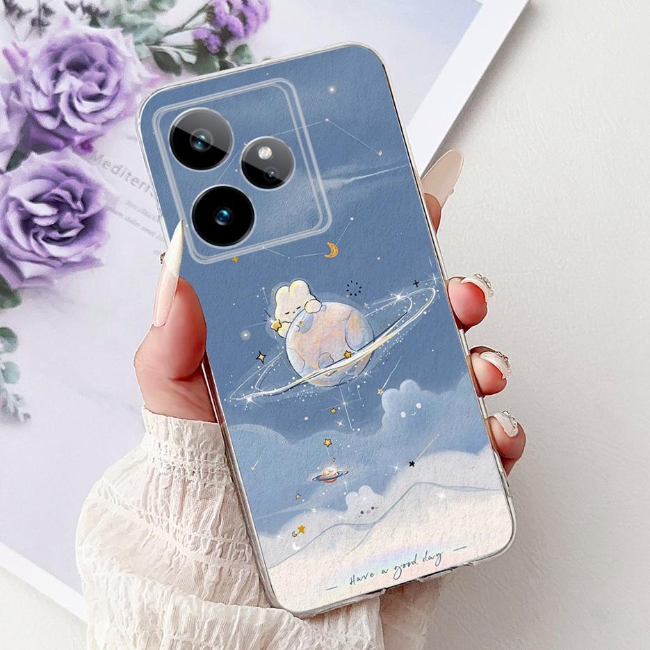 Чехол для Realme GT7 5G RMX5061 Новый Роскошный Расписной Мягкий Тонкий Чехол для Телефона Для Realme GT 7 Pro GT7 T RealmeGT 7T Fundas Бампер