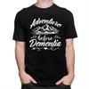 Мужская футболка 'Custom Adventure Before Dementia' с короткими рукавами, футболка для кемпинга в горах, свободный крой, 100% хлопок, подарок