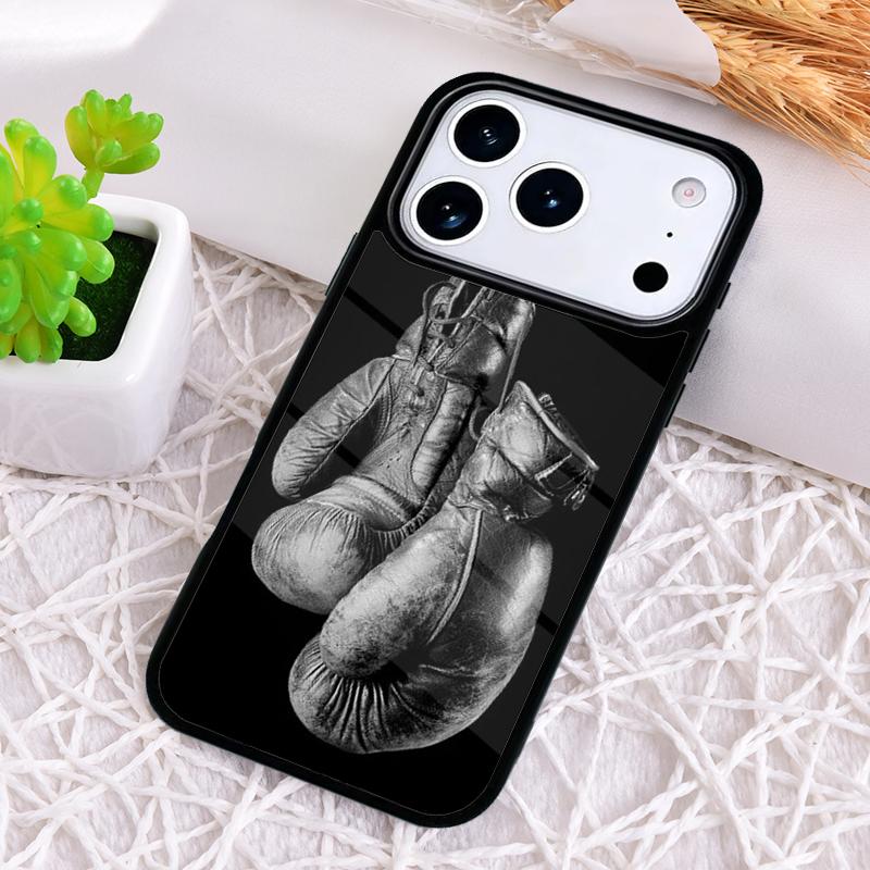 Боксерские перчатки мягкий чехол для телефона для iPhone 17 Air 16 15 11 12 14 13 Pro Max Ударопрочный чехол