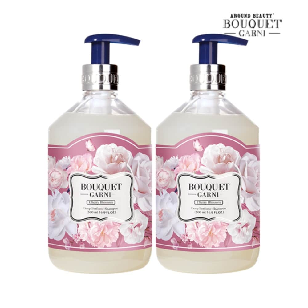 Bouquet Garni Шампунь с глубоким ароматом, аромат цветущей вишни, 500 мл x2
